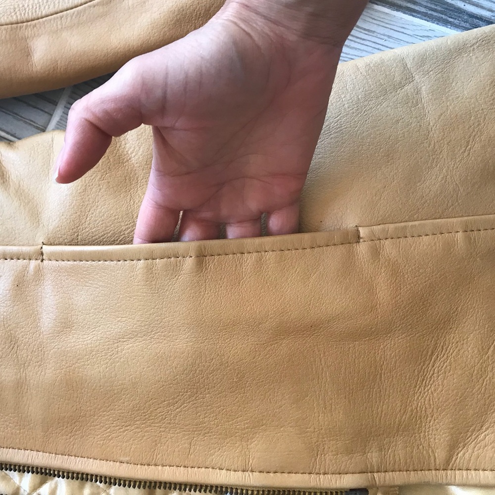Moda Italiana Vintage 3/4 💯 Leather Jacket - Picture 5 of 8